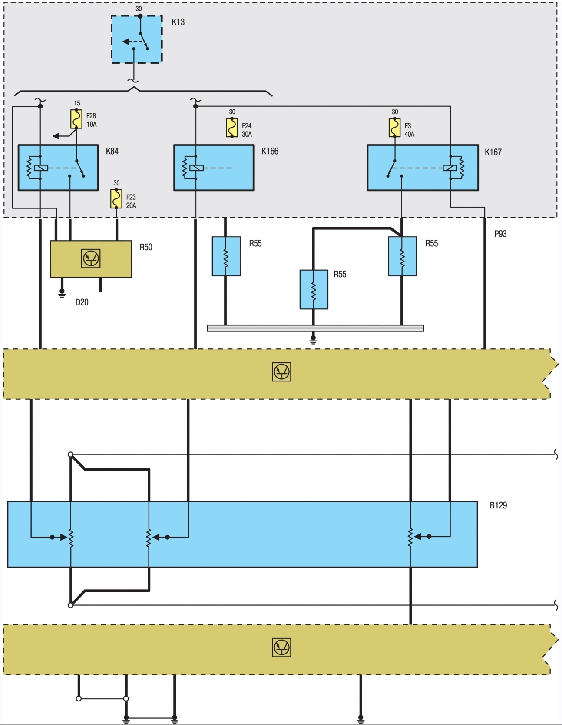 Схема управления двигателем Endura-DI